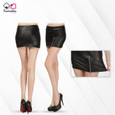 Kaamastra Wet Look Skirt